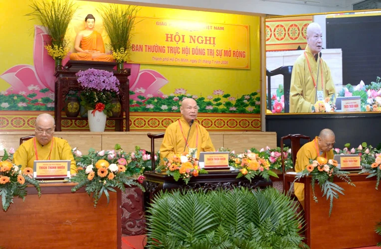 Hội nghị Ban Thường trực Hội đồng Trị sự mở rộng: Trình dự thảo Đề án nhân sự Đại hội X của GHPGVN
